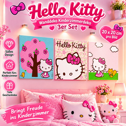 Hello kitty wanddeko - kitty,