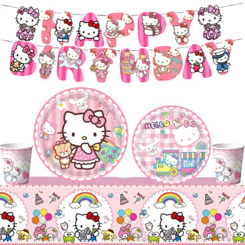 Hello kitty party dekoration - kitty,